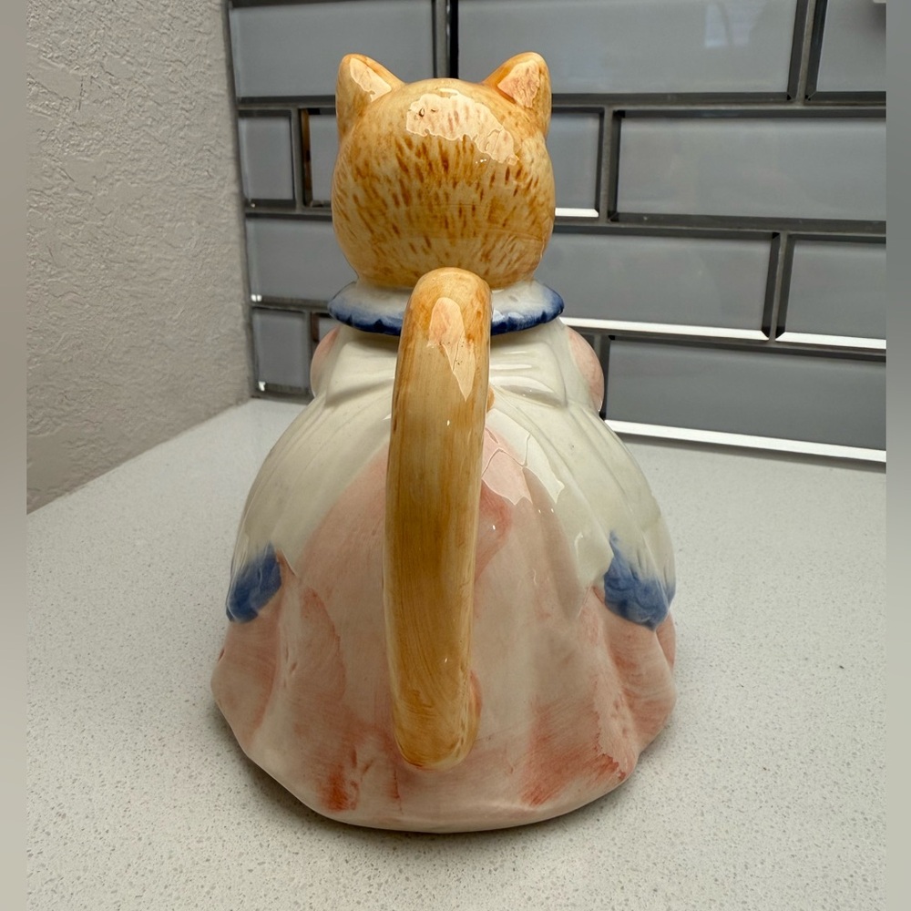 Vintage Takahashi Figural Cat Teapot 90s Kitten Ceramic - Picture 4 of 17